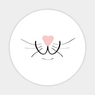 Cute cat face Magnet